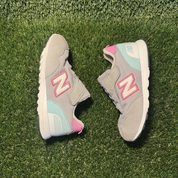 Size 9C - New Balance 515 Gray Pink Blue - Picture 3 of 7